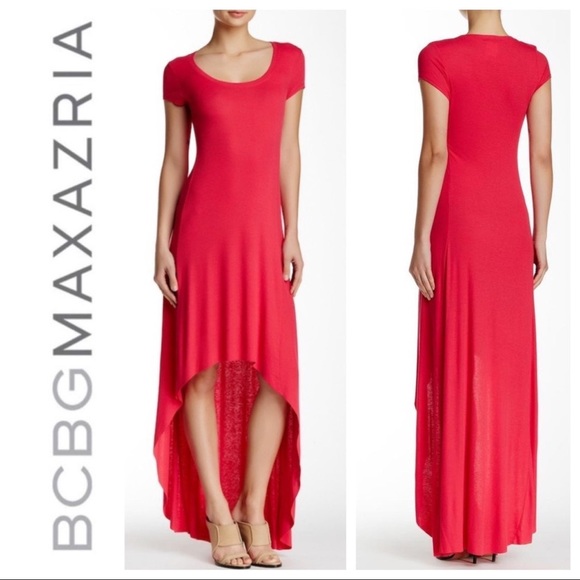 BCBG red t-shirt dress - Picture 2 of 2